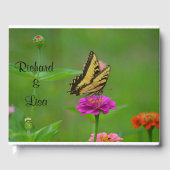Summer Butterfly Wedding Gastenboek (Voorkant)