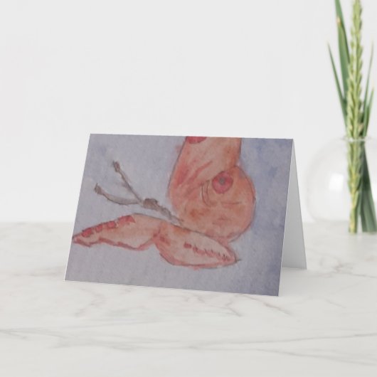 Summer Butterfly Wenskaart Kaart (Voorkant)