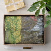 Summer Cabin Complete, Old Tree and Yellow Flowers Tissuepapier (Geschenk)