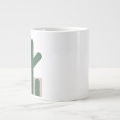 Summer Cactus Desert Sunset Name Coffee Mok (Voorkant)