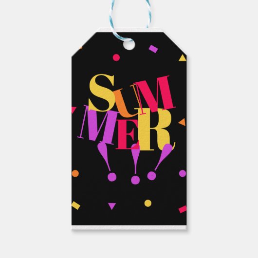 Summer  cadeaulabel (Voorkant)