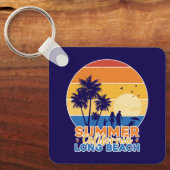 Summer California Long Beach-66594 Sleutelhanger (Voorkant)