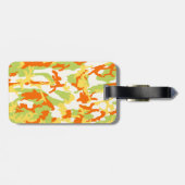 Summer Camo Pattern Bagagelabel (Achterkant horizontaal)