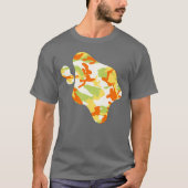 Summer Camo Pattern Paint Splat T-shirt (Voorkant)