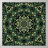Summer Camouflage Kaleidoscope Poster (Voorkant)