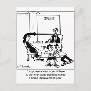 Summer Camp as Home Improvement Loan Briefkaart