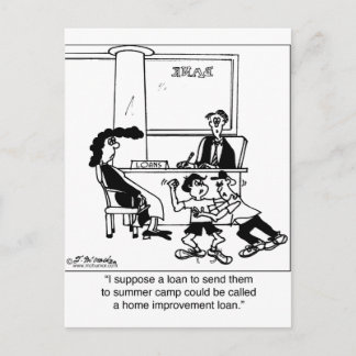 Summer Camp as Home Improvement Loan Briefkaart