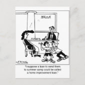 Summer Camp as Home Improvement Loan Briefkaart (Voorkant)