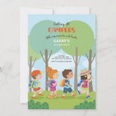 Summer Camp Buddies Verjaardagsuitnodiging Kaart (Voorkant)