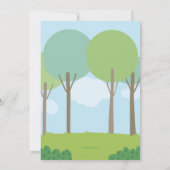 Summer Camp Buddies Verjaardagsuitnodiging Kaart (Achterkant)