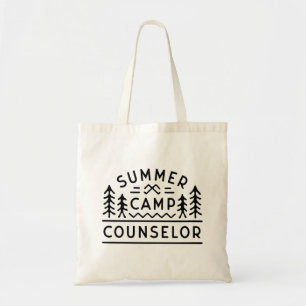 Summer camp counselor esthetisch tote bag