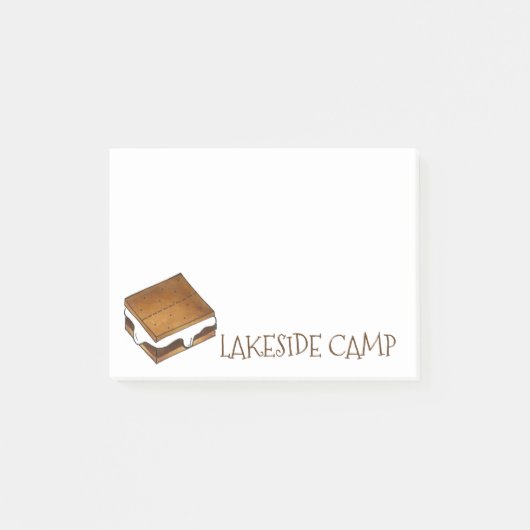 Summer Camp Custom Smore S'mores Post-it Notes (Voorkant)