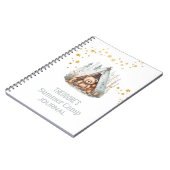 Summer Camp Cute Woodland Beer Journal Notitieboek (Linkerzijde)