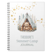 Summer Camp Cute Woodland Beer Journal Notitieboek (Voorkant)