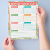 Summer Camp Fill in Letter Flyer (Hand)