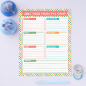 Summer Camp Fill in Letter Flyer (Enkel)