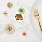 Summer Camp Fire Tent Compass Trail Mix S'mores Confetti (Groep)