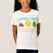 Summer Camp Forever Sun Mountain Tree Camping T-shirt (Voorkant)