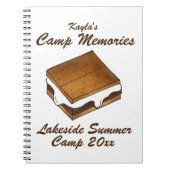 Summer Camp Memories Smore Smores Photo Album Notitieboek (Voorkant)