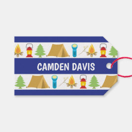 Summer Camp Paper Bag Labels Cadeaulabel