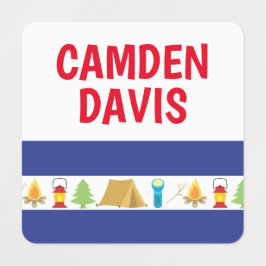 Summer Camp Personalized Clothing Labels
