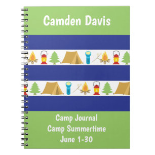 Summer Camp Personalized Journal-laptop Notitieboek