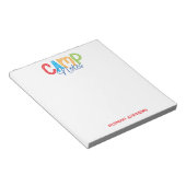 Summer Camp Personalized Notitieblok (Schuin)