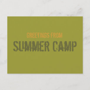 Summer Camp Postcard Briefkaart