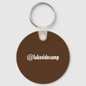 Summer Camp Toasted Campfire Marshmallow S'mores Sleutelhanger (Achterkant)