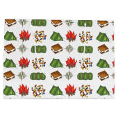 Summer Camping Tent Fire Compass-tas Large Cadeautasje (Achterkant)