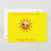 Summer Card Briefkaart (Voorkant / Achterkant)