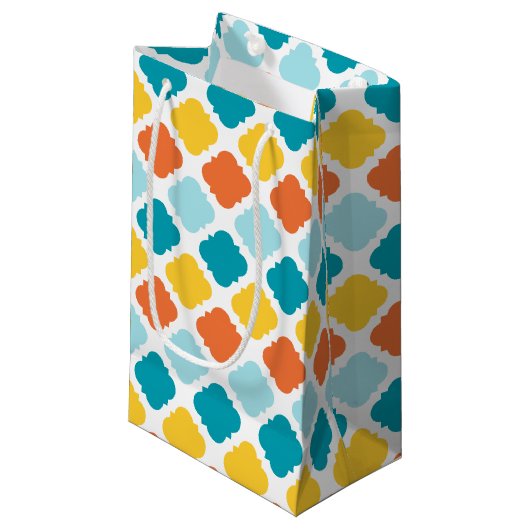 Summer Carnival Pattern Klein Cadeauzakje (Voorkant Gekanteld)