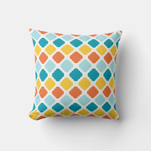 Summer Carnival Pattern Kussen (Voorkant)