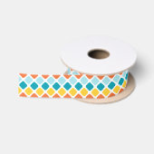 Summer Carnival Pattern Satijnen Lint (Spoel)