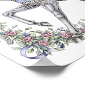 Summer Carrousel Horse Pen en Inkt Drawing Poster (Hoek)