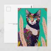 Summer Cat, Postkruising Briefkaart (Voorkant / Achterkant)