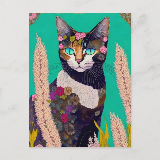 Summer Cat, Postkruising Briefkaart (Voorkant)