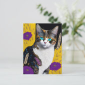 Summer Cat, Postkruising Briefkaart (Staand voorkant)