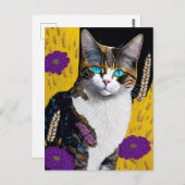 Summer Cat, Postkruising Briefkaart (Voorkant / Achterkant)