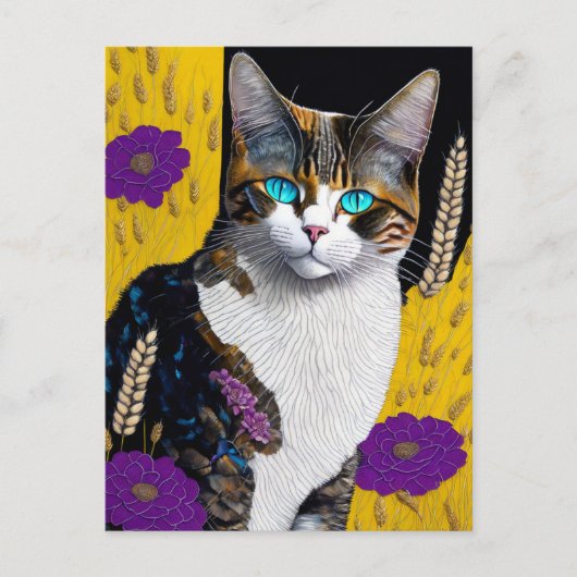 Summer Cat, Postkruising Briefkaart (Voorkant)