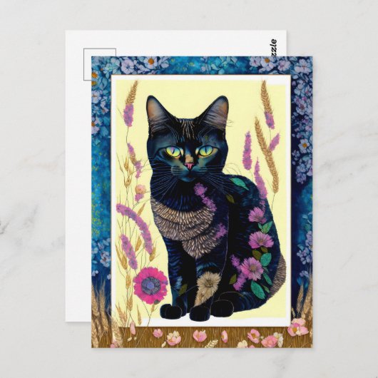 Summer Cat, Postkruising Briefkaart (Voorkant / Achterkant)