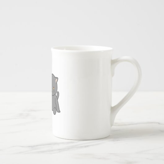 summer cats design infront of fan | dogs design  porselein kop (Rechts)