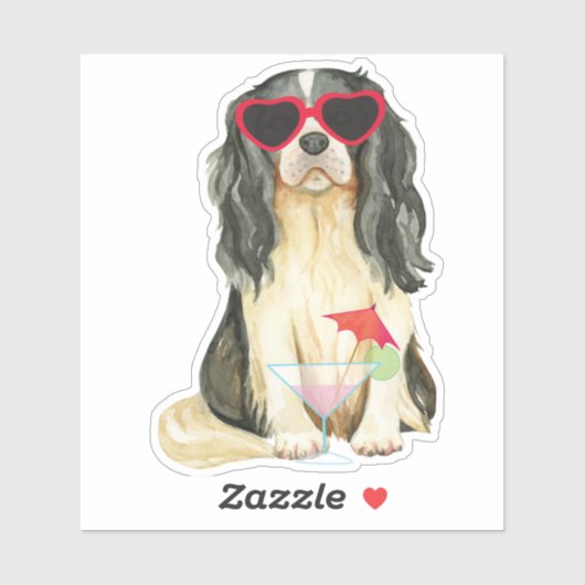 Summer Cavalier Vinyl Sticker (Vel)