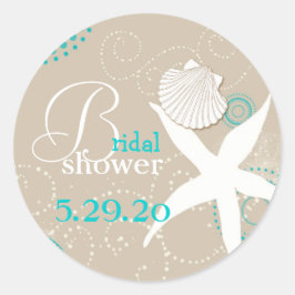 Summer Celebration Beach Vrijgezellenfeest Ronde Sticker