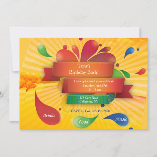 Summer Celebration Kaart (Voorkant)