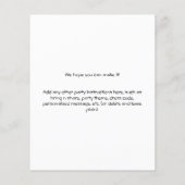 Summer Celebration Party Flyer (Achterkant)