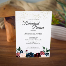Summer Celebration Rehearsal Dinner Invitation Kaart