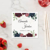 Summer Celebration Wedding Cocktail Napkin Servet (Insitu)