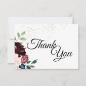 Summer Celebration Wedding Dank je platte Kaart (Voorkant)