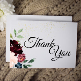 Summer Celebration Wedding Dank je platte Kaart